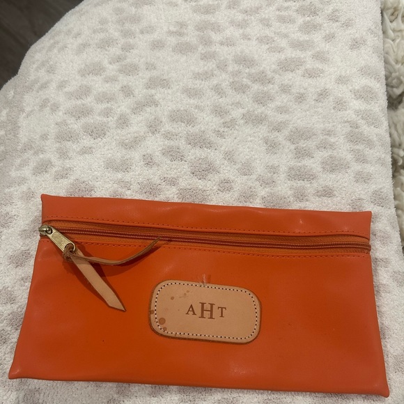 Jon Hart Design Large Pouch/ Pencil Bag Burnt Orange - Picture 1 of 4